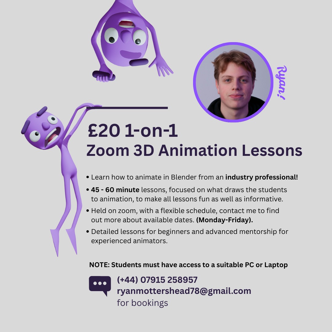 3D animation online lesson